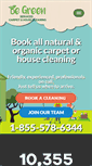 Mobile Screenshot of begreencarpetcleaning.com